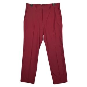 Nike Golf Mens Dri-FIT Standard Fit‎ Red Golf Pants 32x28